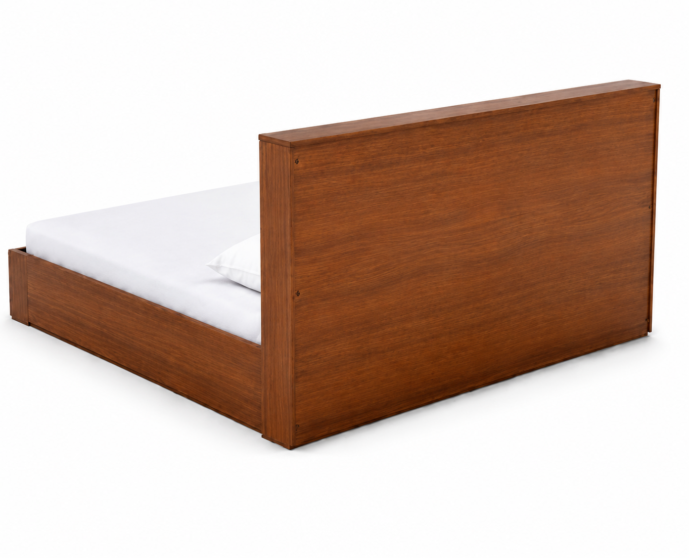 Modern Hydraulic Storage Bed with Headboard Shelf (Queen Size) - Image 3
