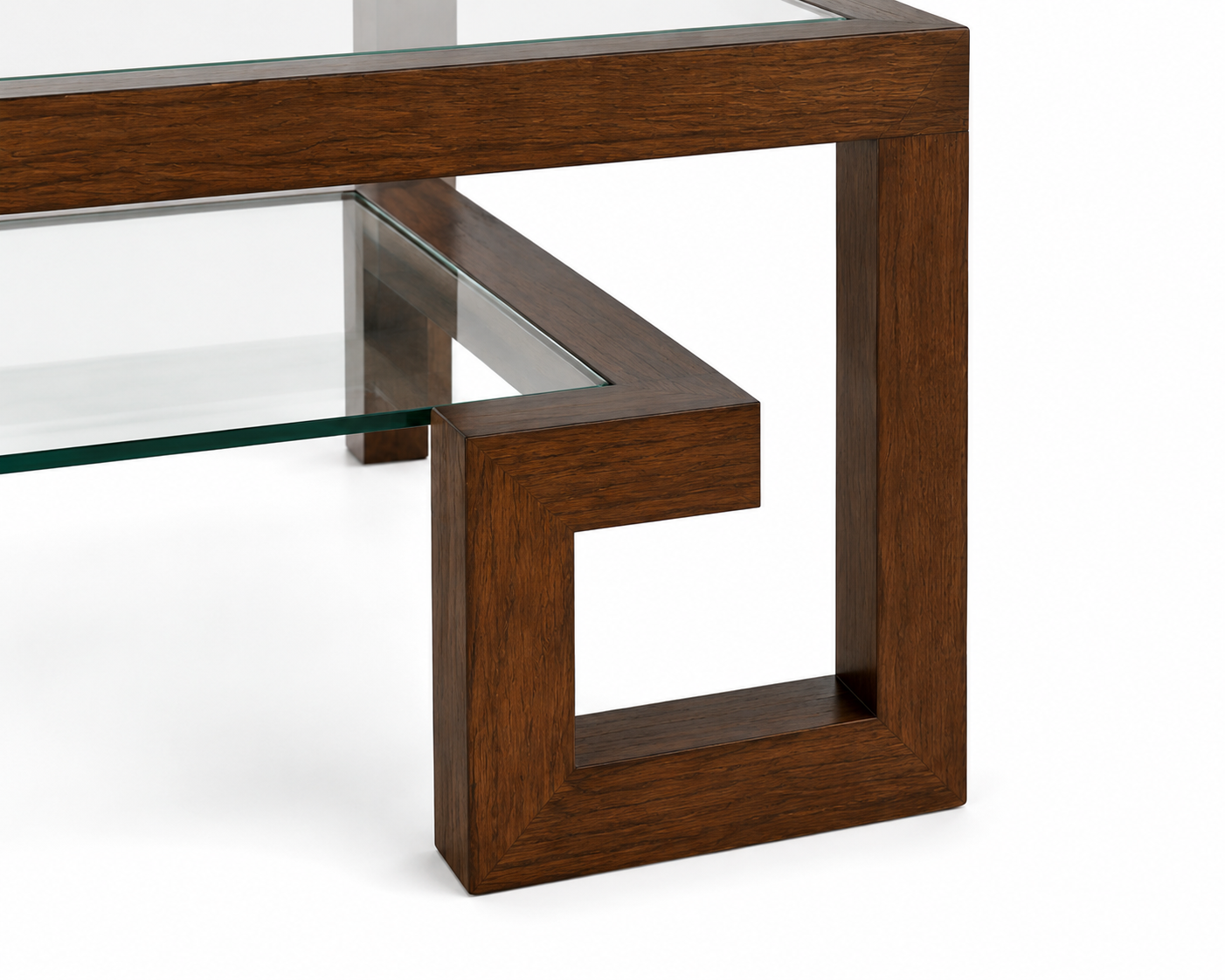 Modern Glass Top Coffee Table - Image 2