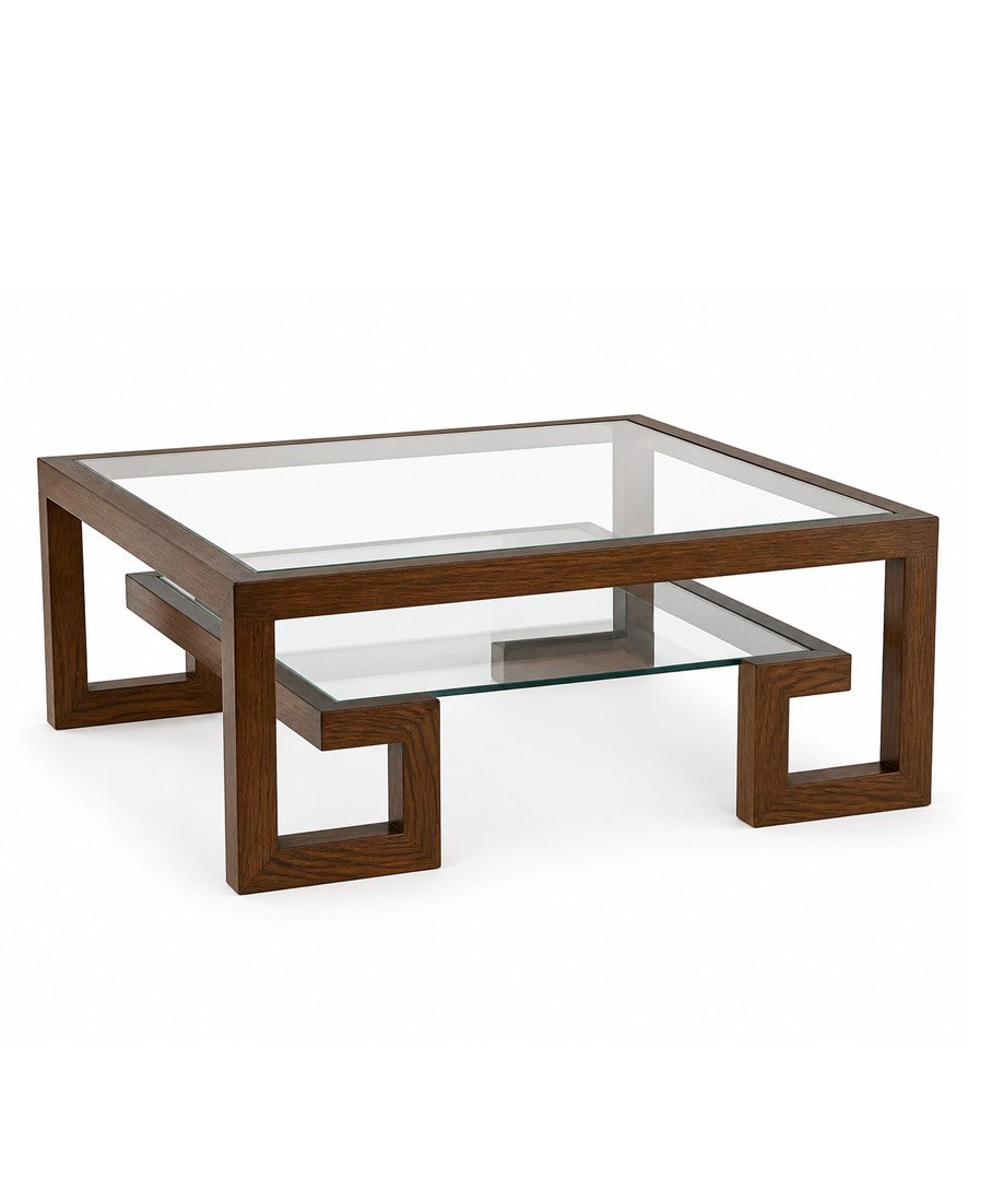 Modern Glass Top Coffee Table
