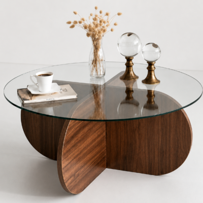 modern-round-glass-coffee-table