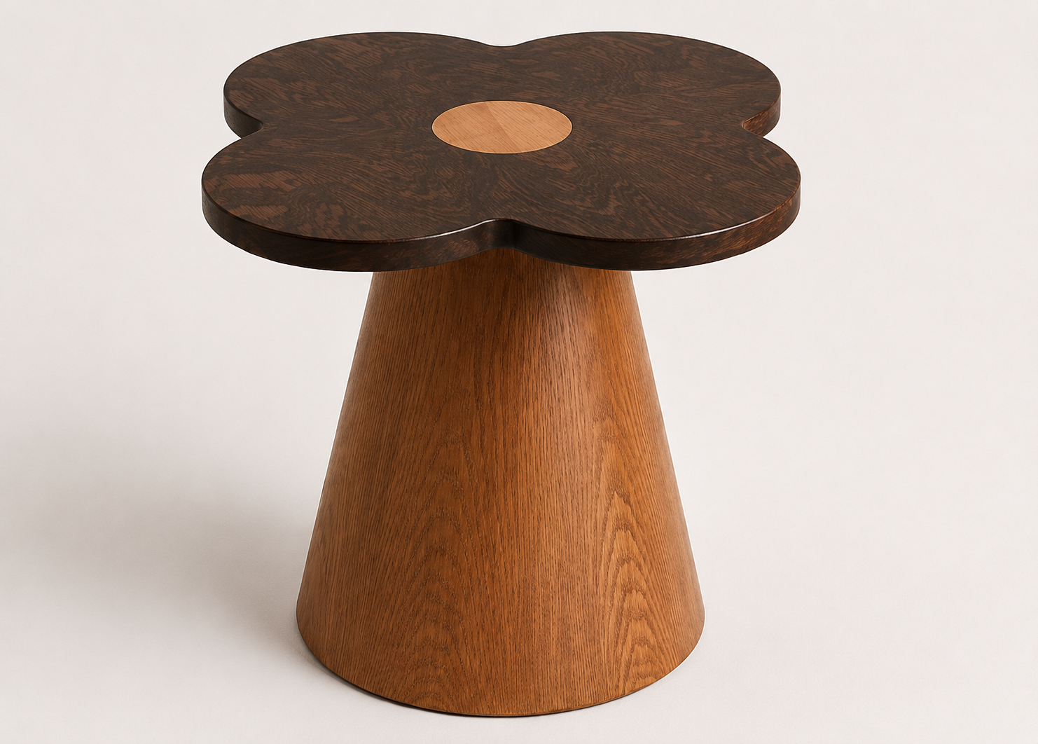 Modern Flower Top Accent Side Table - Image 3
