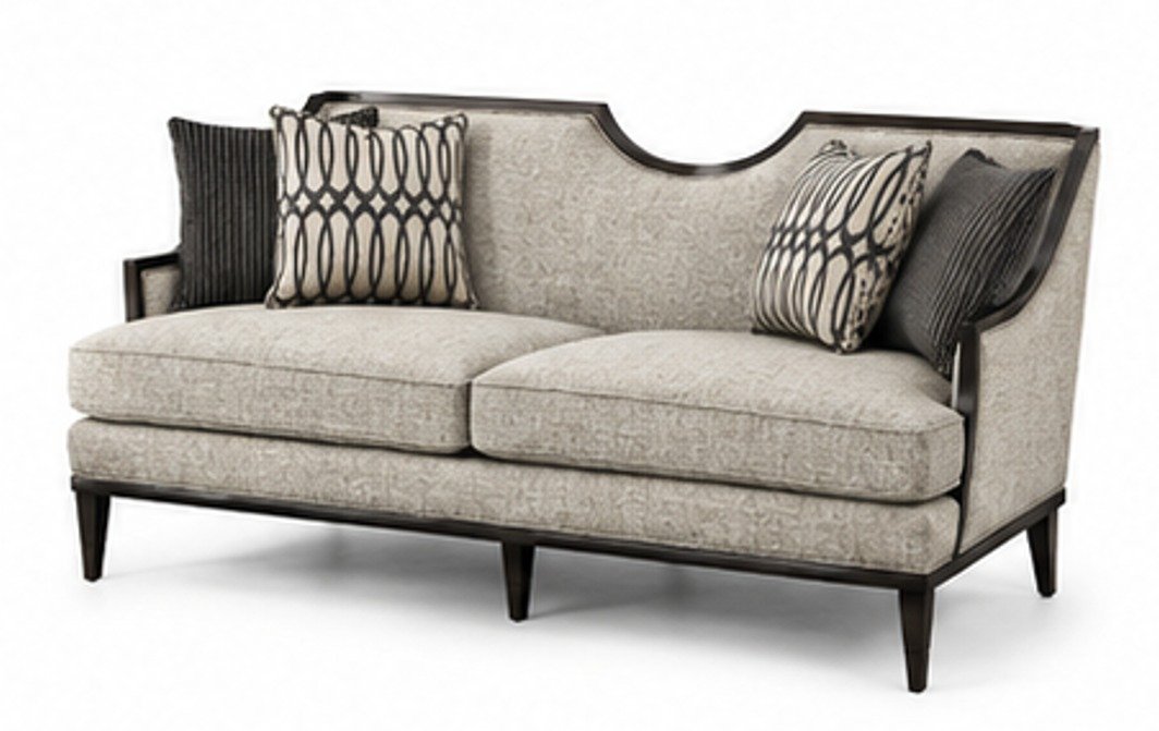 Luxury Curved Back 3 Seater Sofa