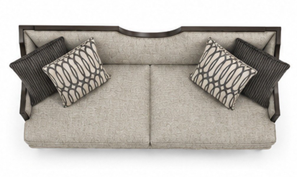 Luxury Curved Back 3 Seater Sofa - Image 5
