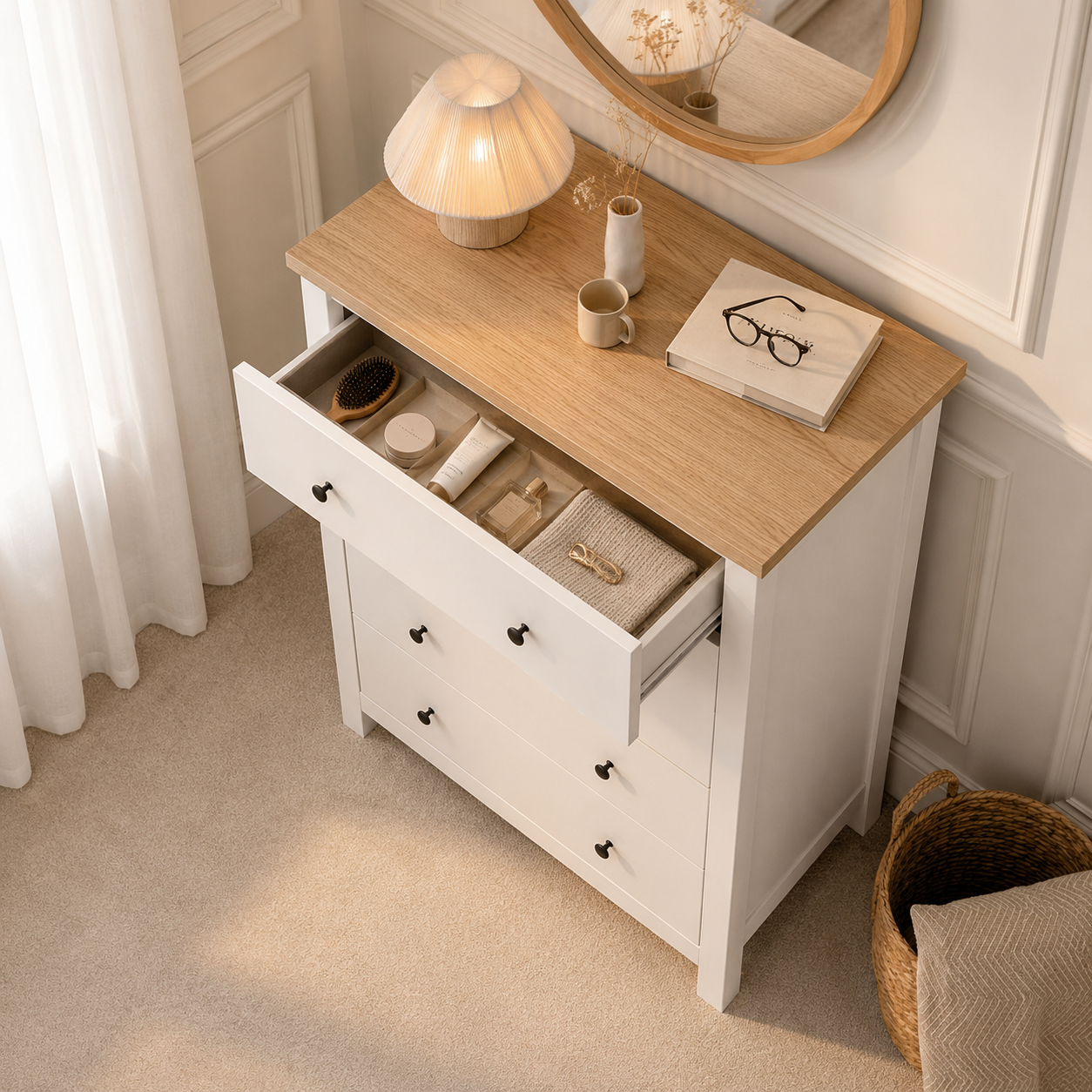 Modern 4-Drawer Chest of Drawer - Image 2