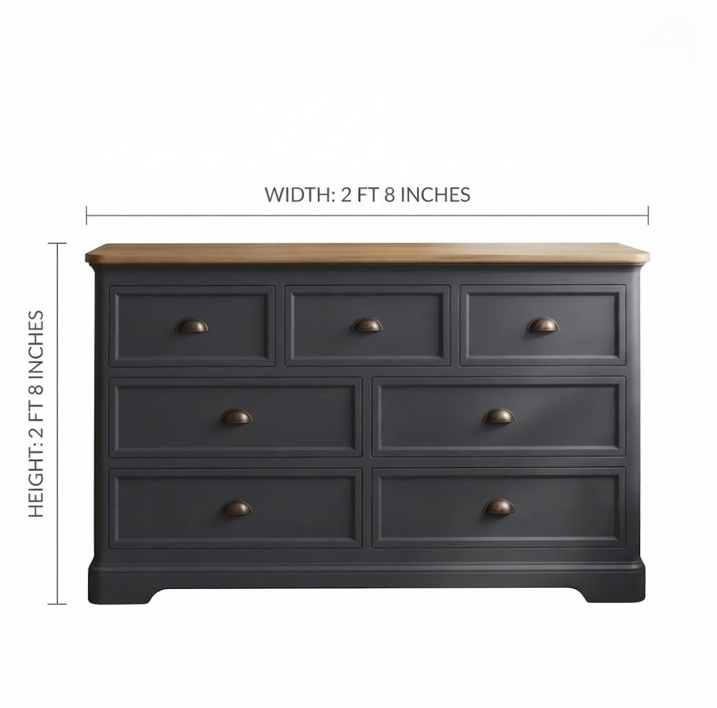 Modern 7-Drawer Chest of Drawer - Image 4