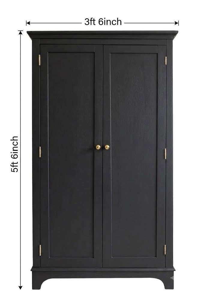 Modern 2-Door Storage Cabinet - Image 3