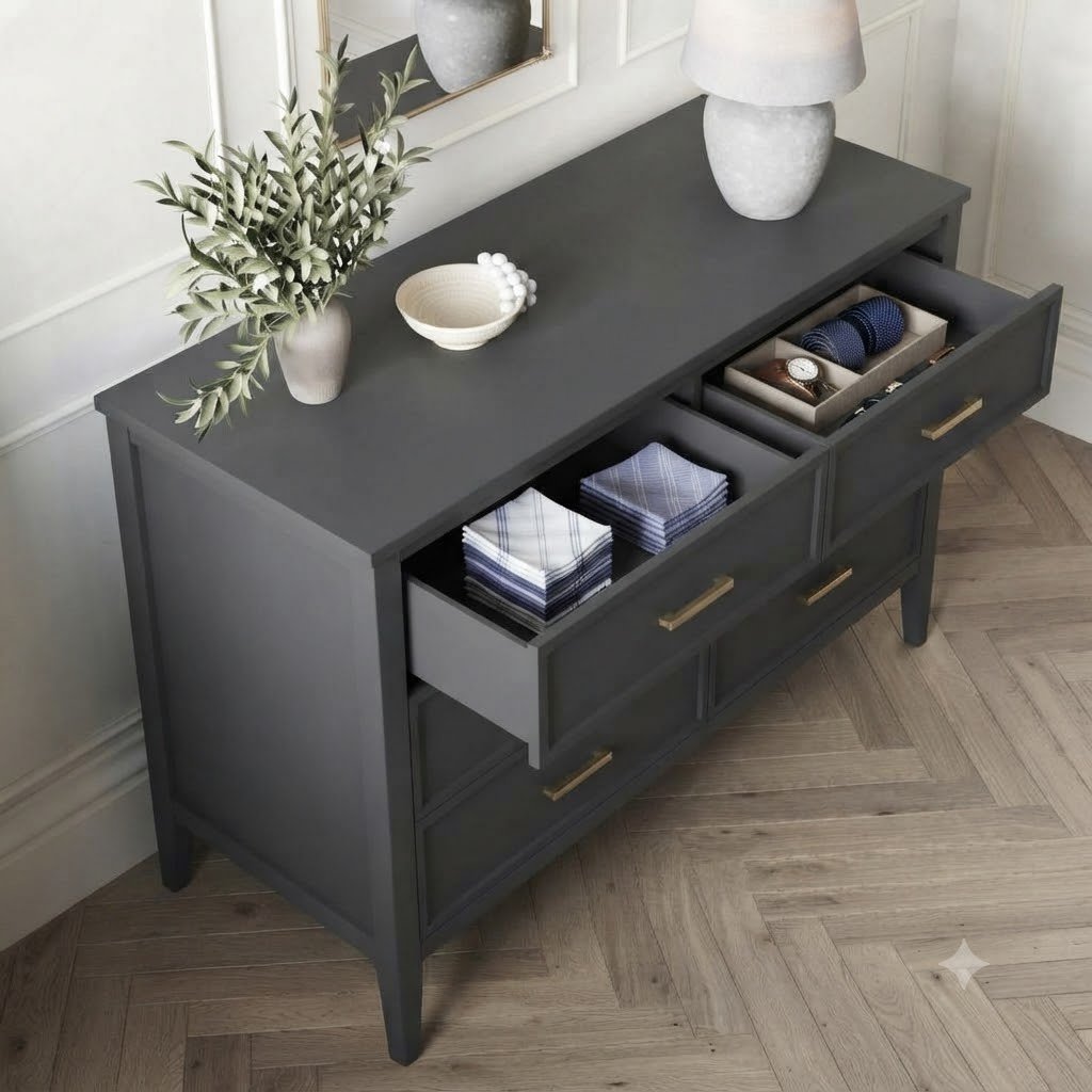 Modern 6-Drawer Chest of Drawer - Image 3