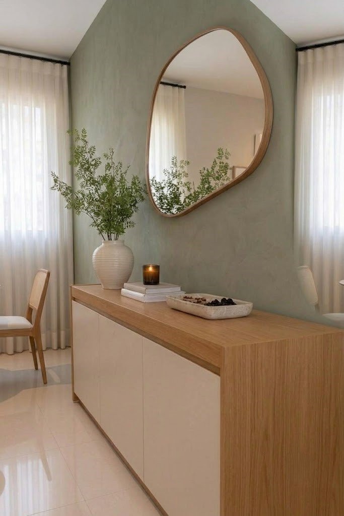 Modern Wooden Sideboard with Four-Door Storage - Image 2