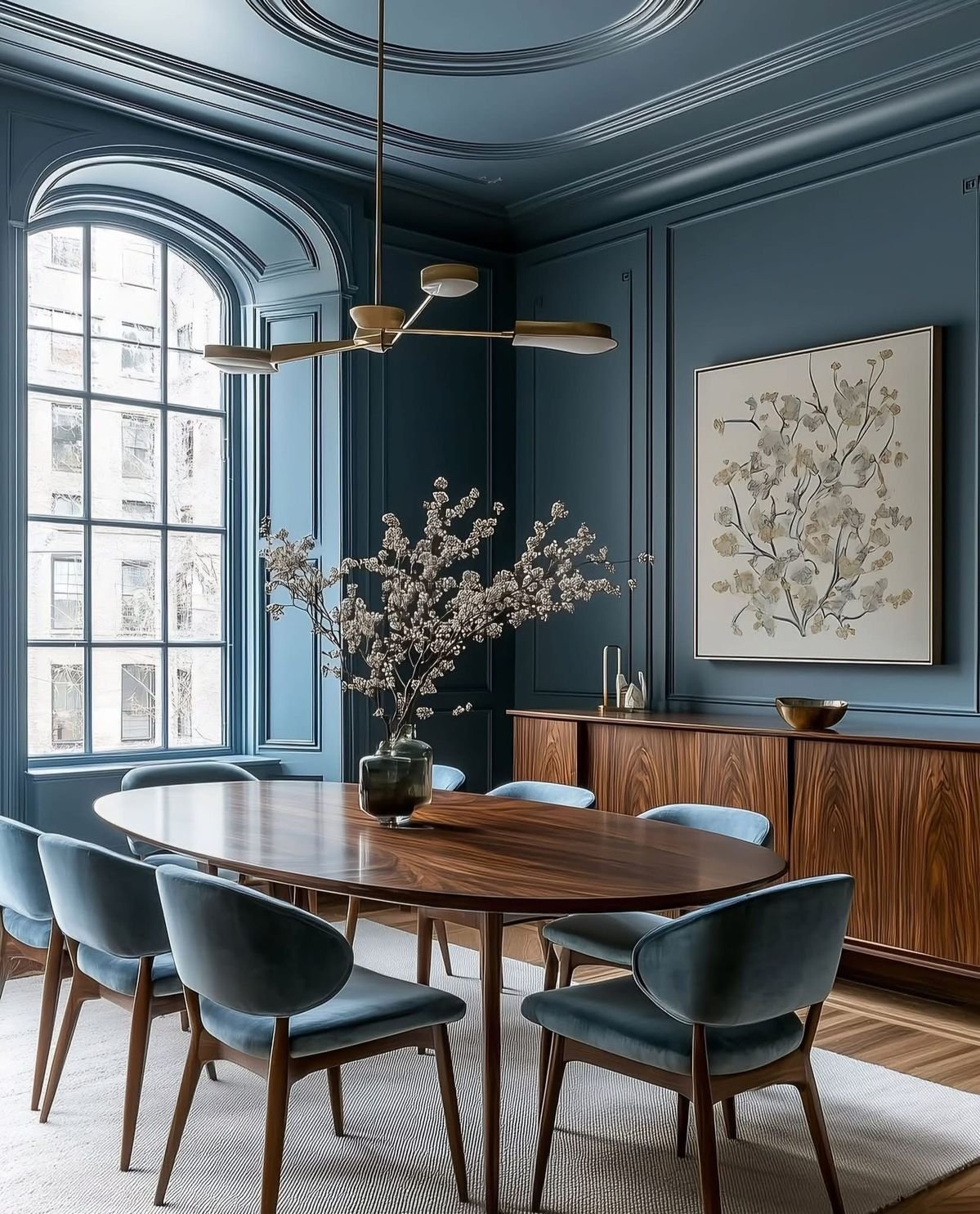 Modern Solid Wood Oval Dining Table - Image 2