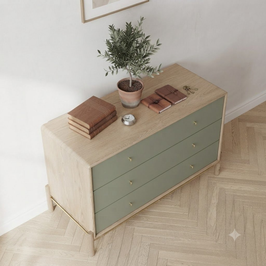 Modern 3-Drawer Chest of Drawer - Image 4